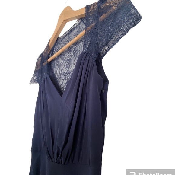 ASOS Kate Lace Maxi Dress Cap Lace Sleeve Size 0 - Picture 3 of 5